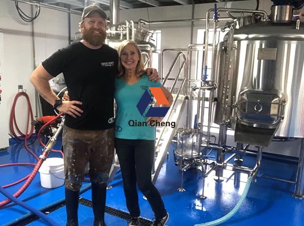 美国客户精酿生产线