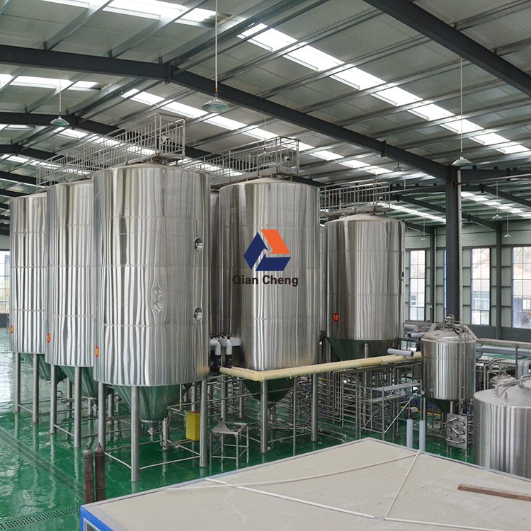 5000L加工精酿啤酒设备项目