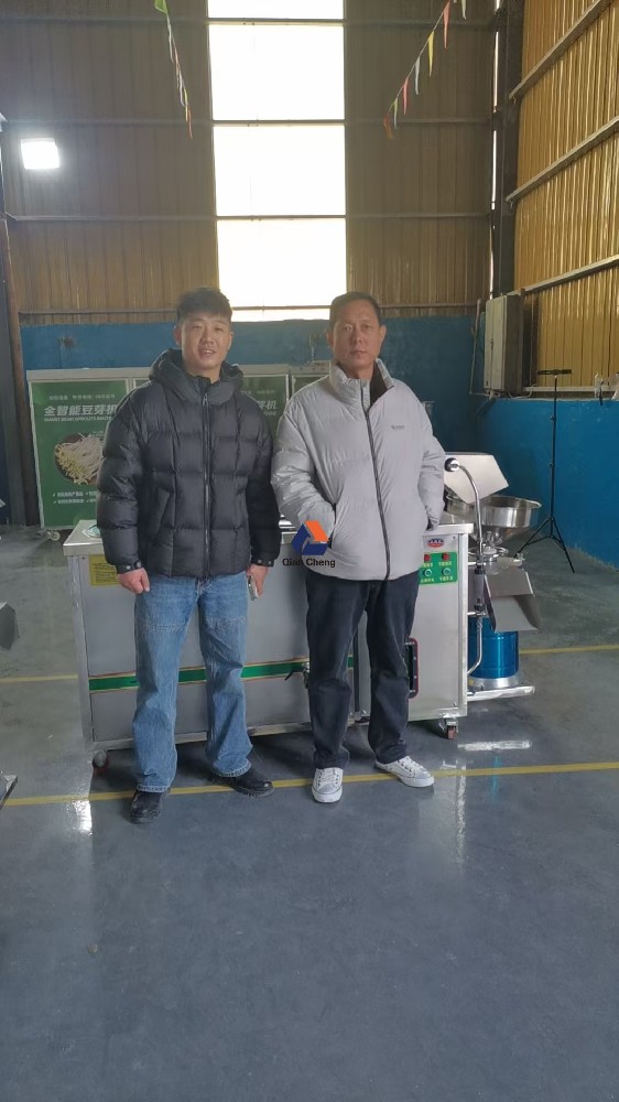 广西客户签约全自动豆腐机